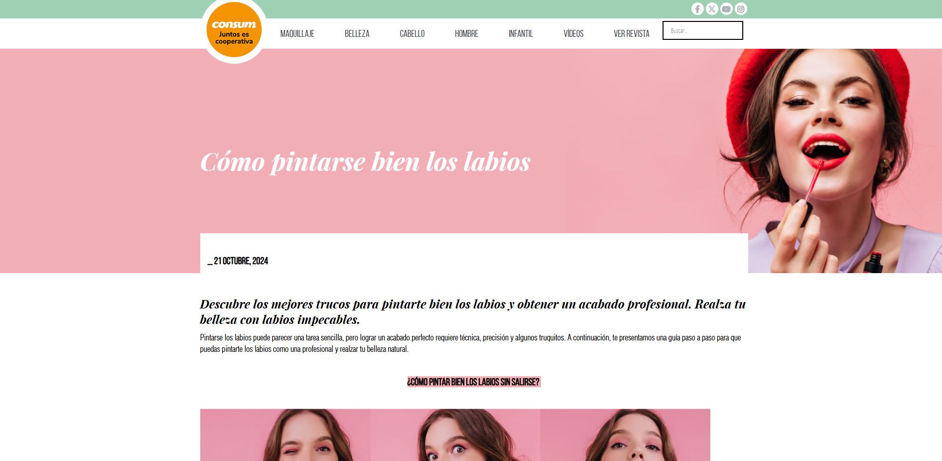 Diseño web valencia, Consum